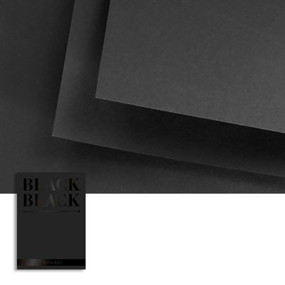 CARTONCINO BLACK 50 x70 NERO GR.460 FG.10
