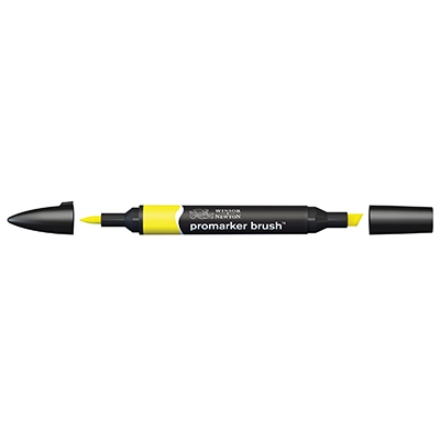 Foto variante Marker w&n brush marker yellow (y657)