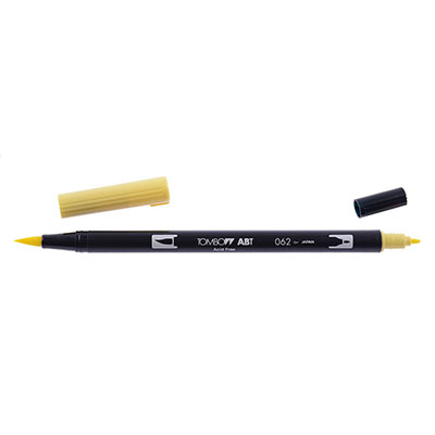 Foto variante Penna Tombow dual brush pale yellow - 062