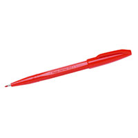 Foto variante Penna Pentel sign Pen s520 rosso