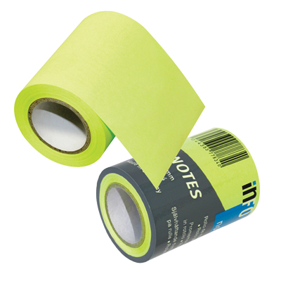 REFILL ROLL NOTES MM.60X8 MT VERDE FLUO