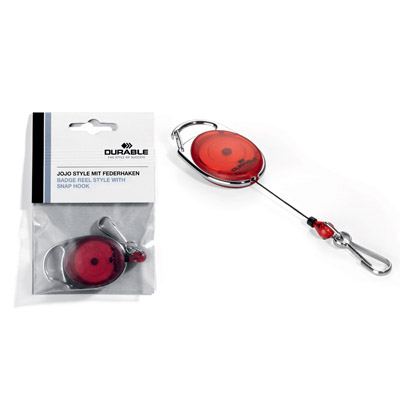 Chiocciola yo-yo style con moschettone rosso