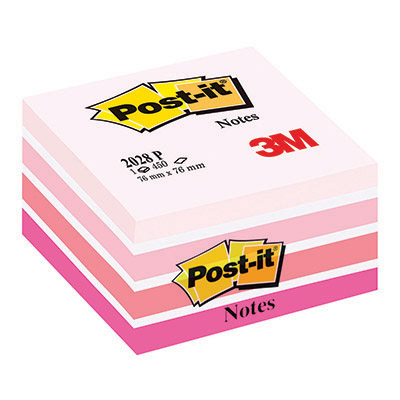 Post-it cubo 76x76 pastello rosa 2028-p
