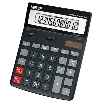 Calcolatrice da tavolo Minus t1 12 cifre