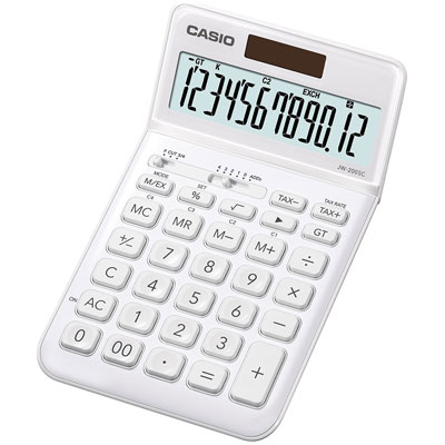 Calcolatrice tavolo Casio jw-200sc bianco