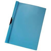 Cartellina con molla d.so 8 azzurro