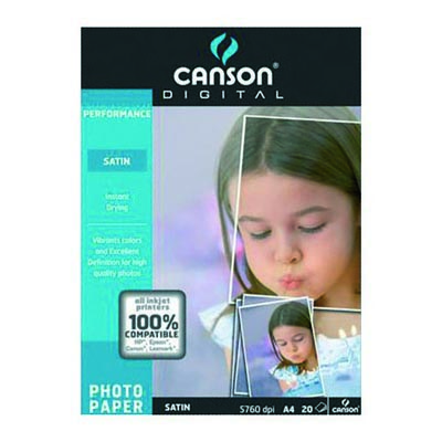 CARTA CANSON SATIN PAPER 210G A4 FG.20