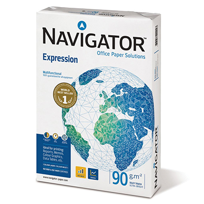 Carta fotocopie Navigator A4 gr.90 fg.500