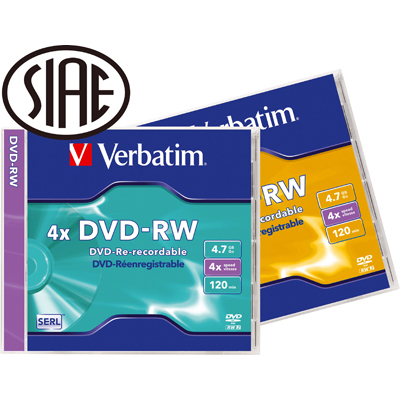 DVD-RW 4X VERBATIM 4.7 GB