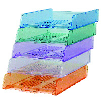 Foto variante Vaschetta portacorrispondenza trasparente blu