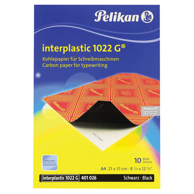 Carta carbone Pelikan 1022g 21x31 fg.10 nero