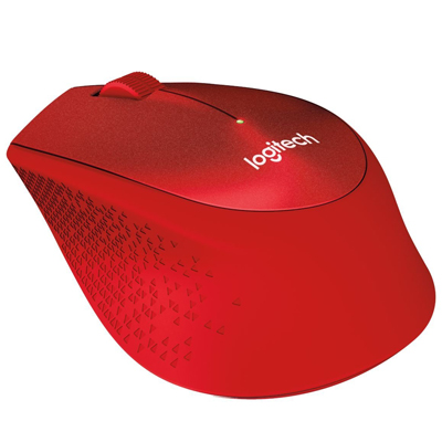 Mouse Logitech ottico wireless m330 rosso