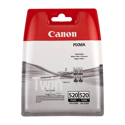 Multipack Canon pgi-520bk kit 2 pz