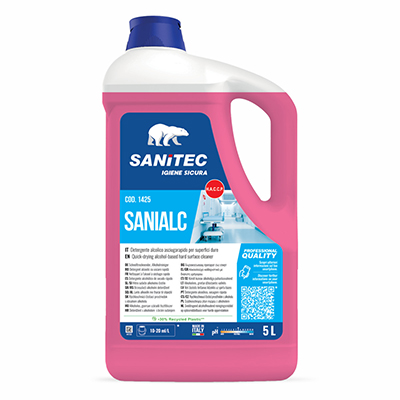 Detergente asciugarapido sanialc con floralcool antibatterico 5 litri