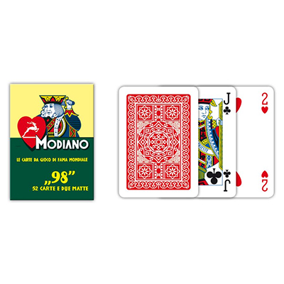 Carte poker 98 rosso Modiano pz.54