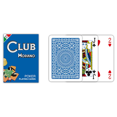 Carte poker club blu Modiano pz.54