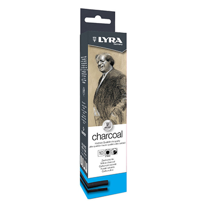Carboncini Lyra charcoal assortiti 7-9mm pz.10