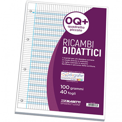 Ricambio didattico A4 fg.40 gr.100 rig.q+