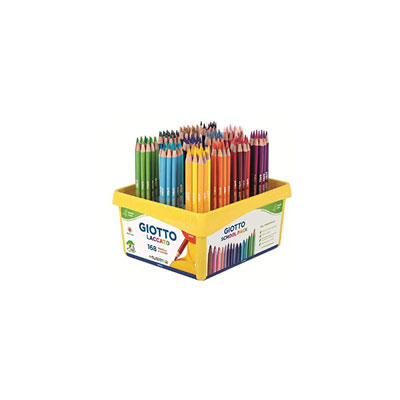 Schoolpack 168 pastelli laccati 24 colori