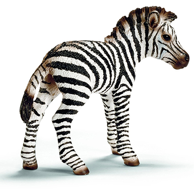 Animale Schleich puledro di Zebra