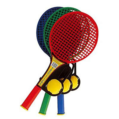 Set tennis con 2 racchette cm.54 e pallina soft