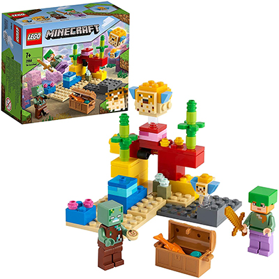 Lego minecraft 1 la barriera corallina 21164
