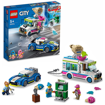 Lego city il furgone dei gelati e l inseguimento della polizia 60314