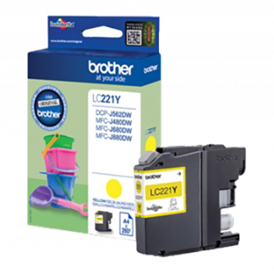 INK BROTHER LC221Y GIALLO
